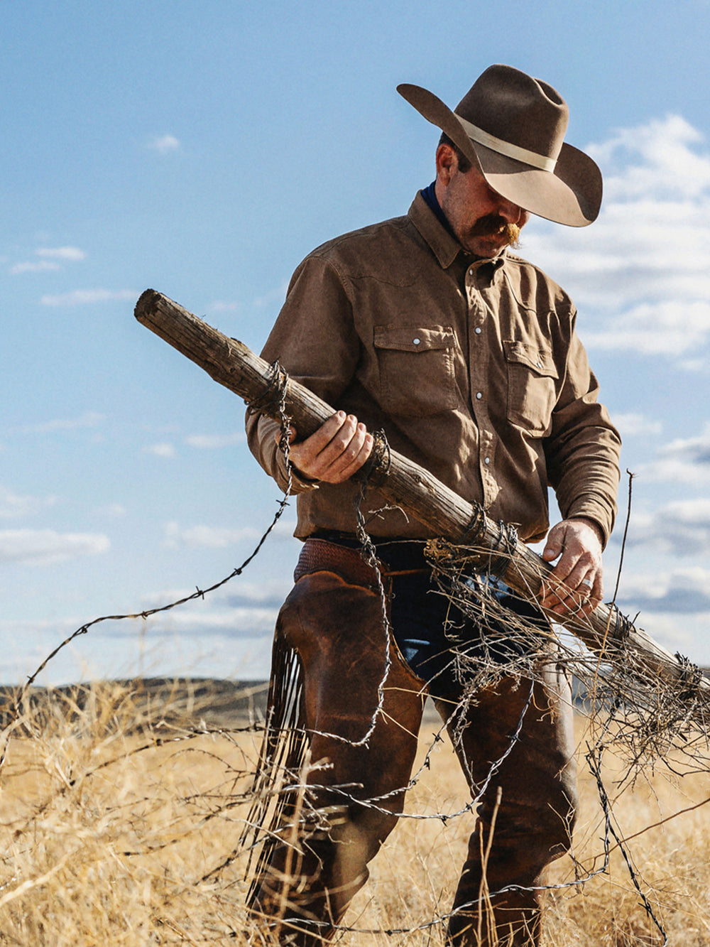 Western Denim Snap Shirt - Schaefer Outfitter