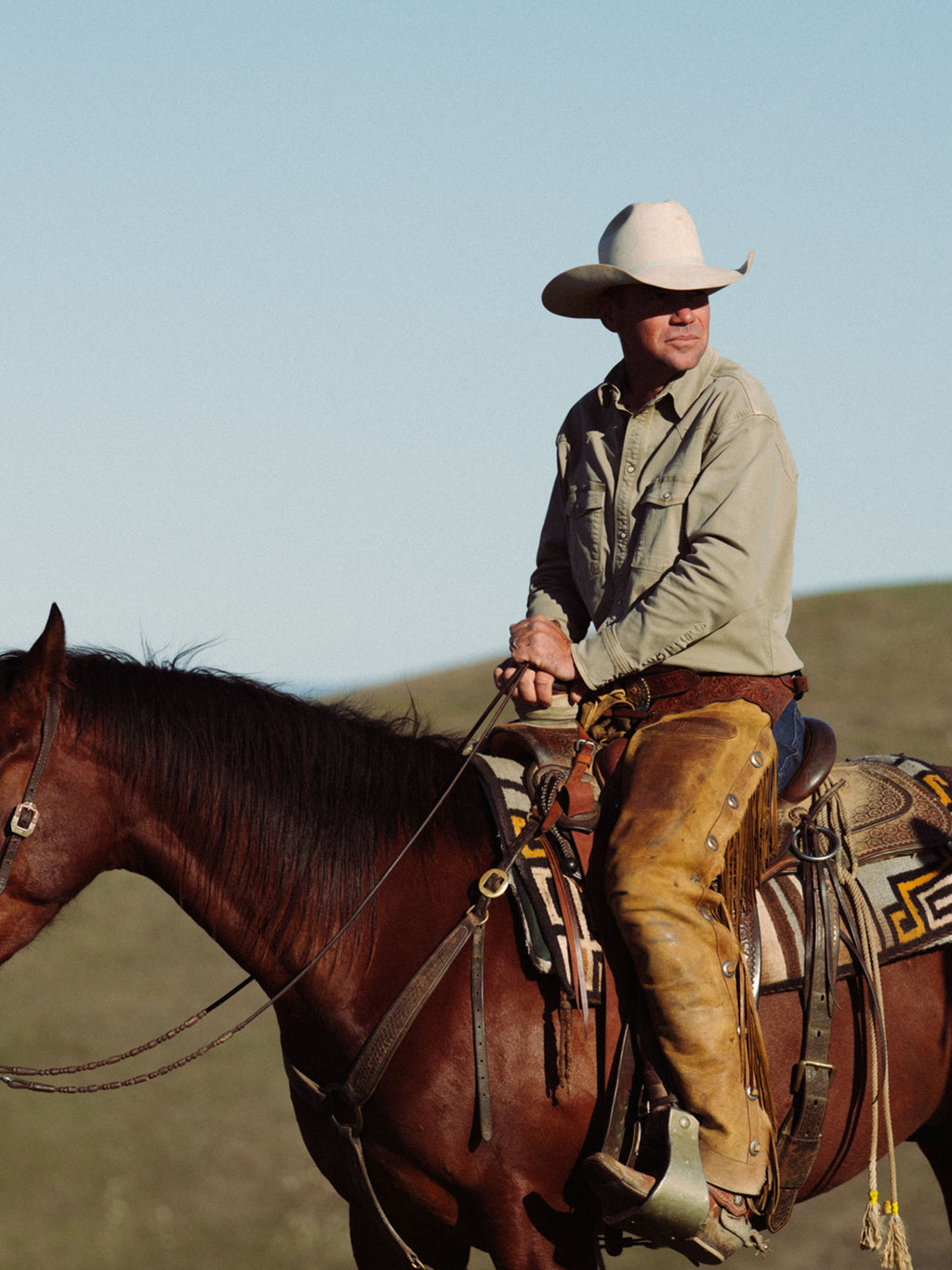 Western Denim Snap Shirt - Schaefer Outfitter