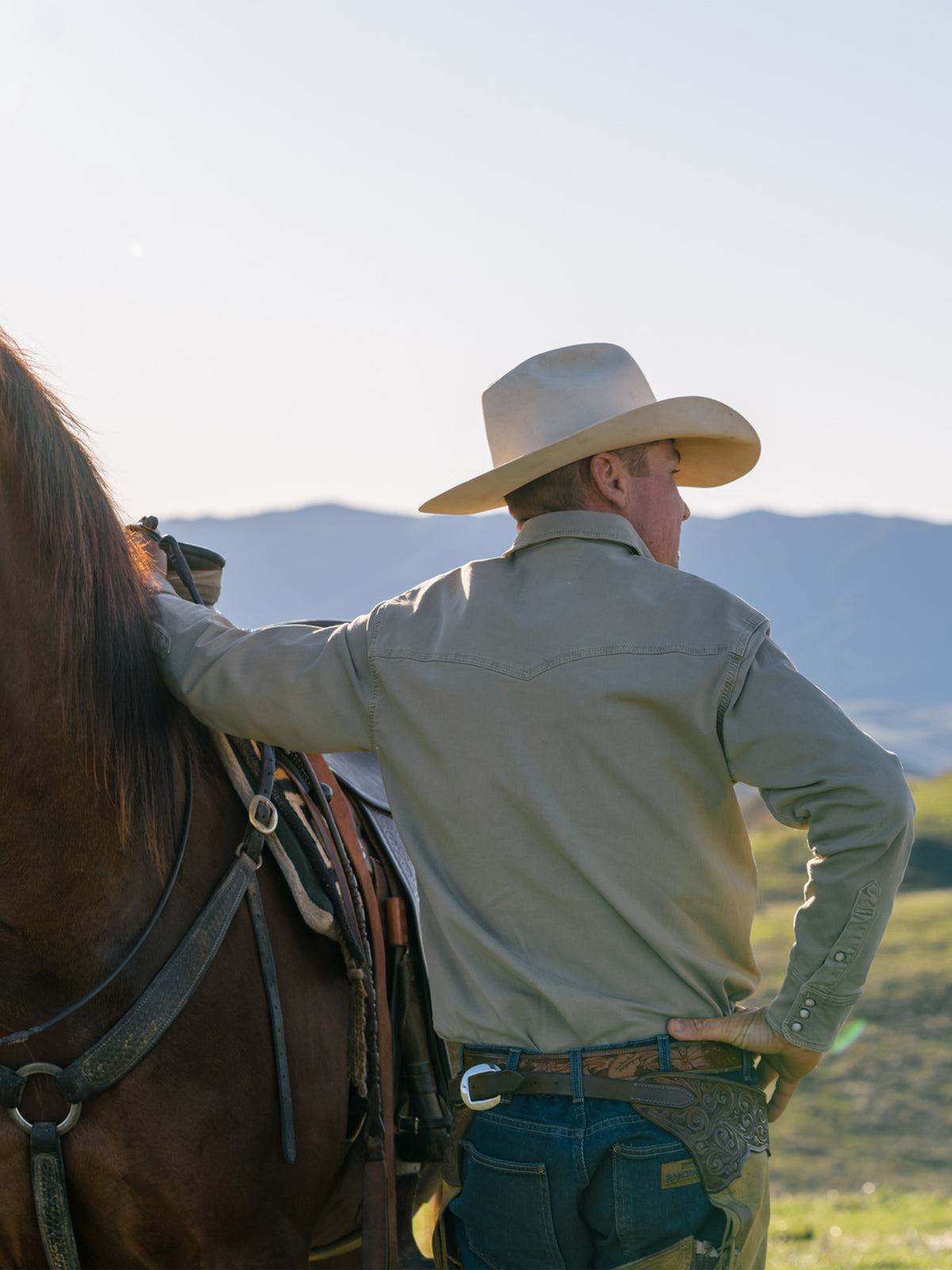 Western Denim Snap Shirt - Schaefer Outfitter