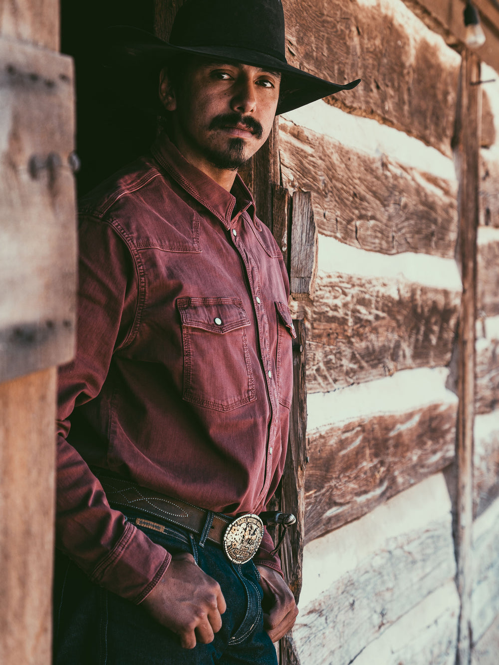 Western Denim Snap Shirt - Schaefer Outfitter