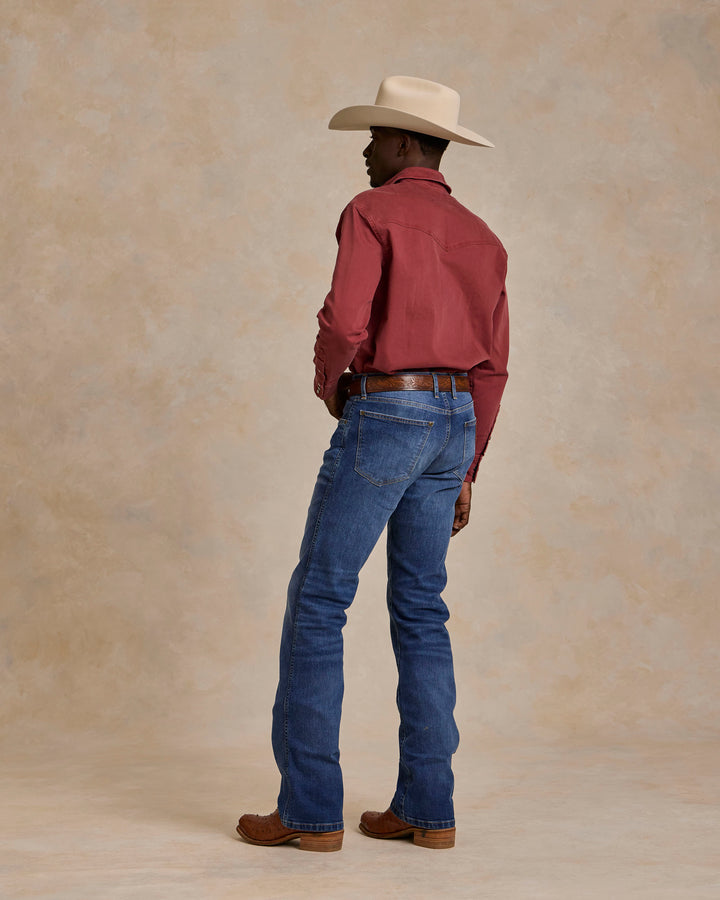 Western Denim Snap Shirt