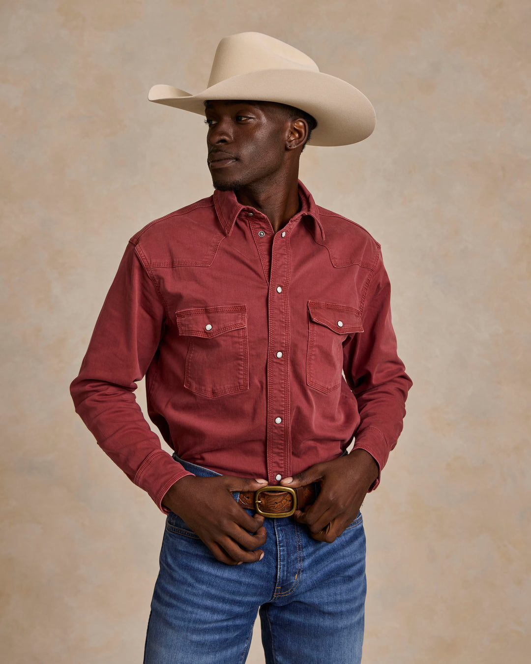 Western Denim Snap Shirt
