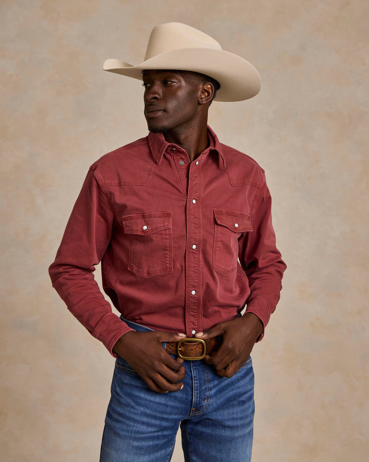 Western Denim Snap Shirt