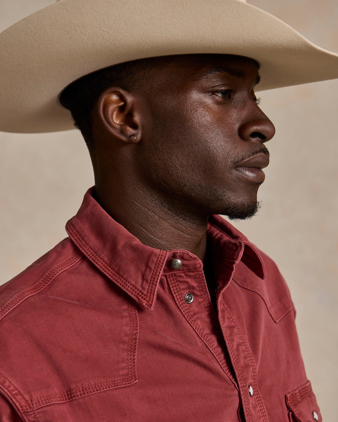 Western Denim Snap Shirt