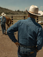 Classic Western Denim Snap Shirt - Schaefer Outfitter