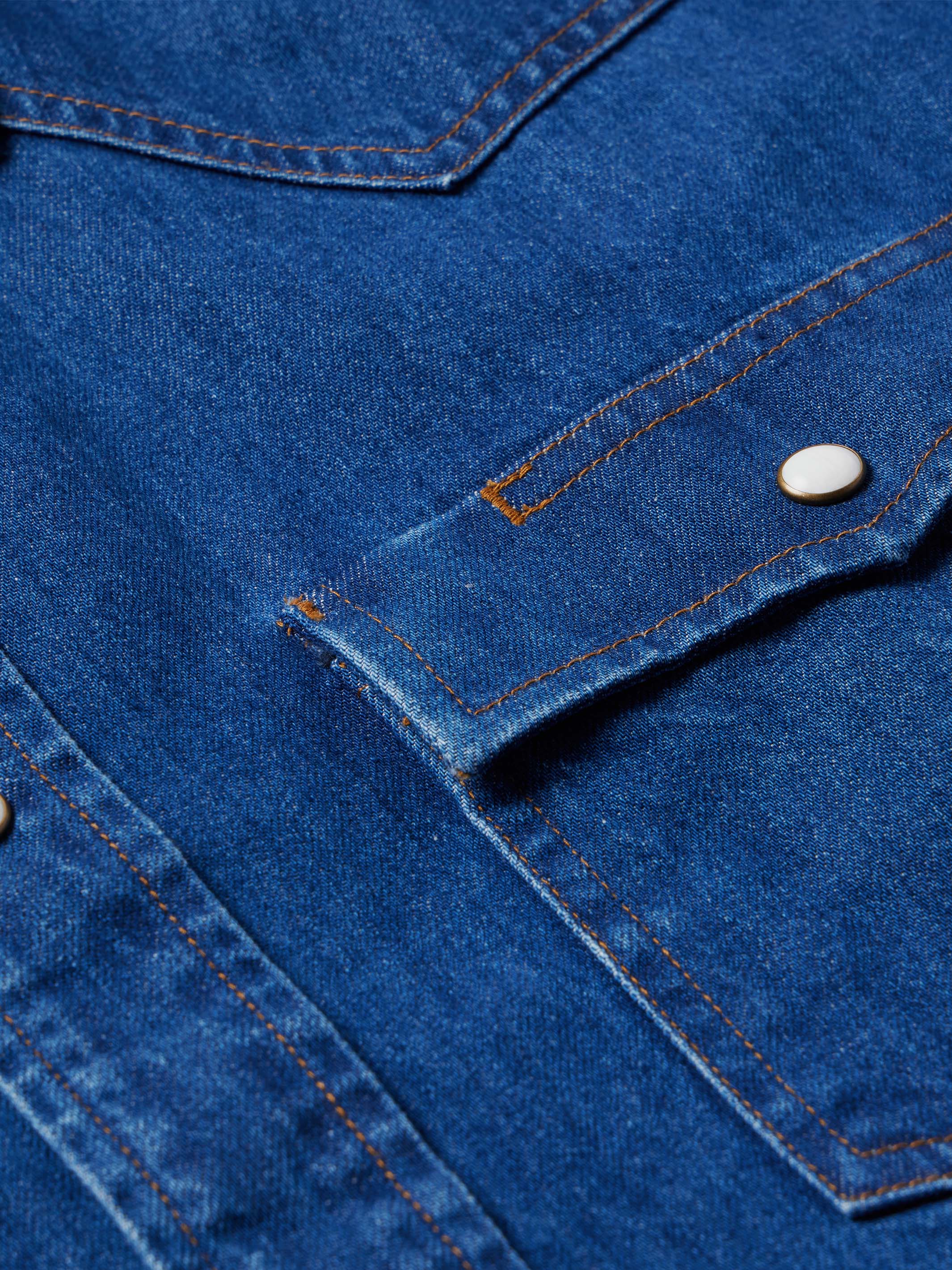 Classic Western Denim Snap Shirt | Schaefer Outfitter