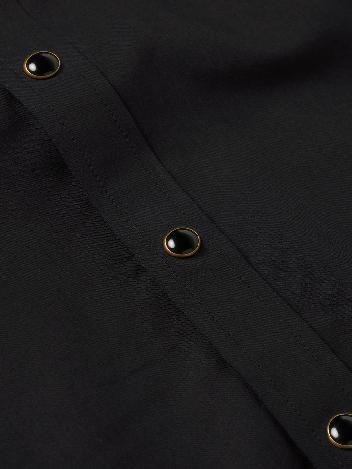 Classic Western Button Down with Snaps