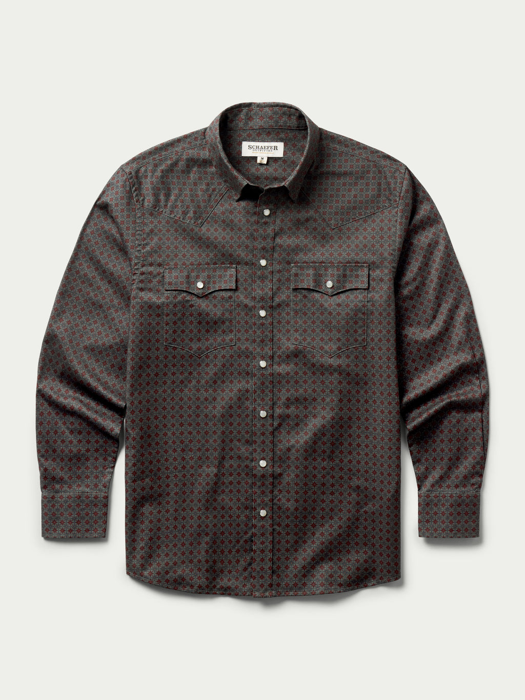 CLASSIC WESTERN BUTTON DOWN WITH SNAPS - Schaefer Outfitter