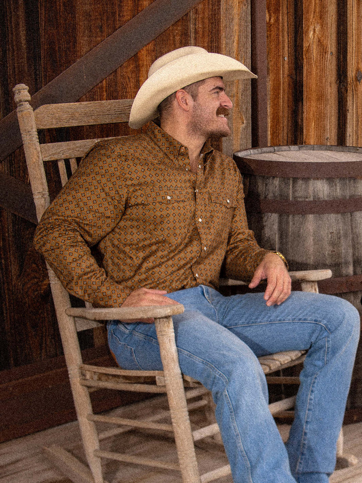 CLASSIC WESTERN BUTTON DOWN WITH SNAPS - Schaefer Outfitter
