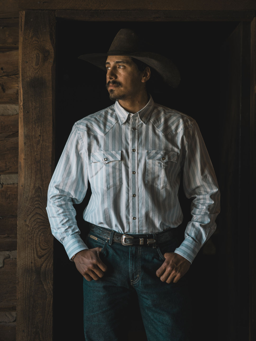 Classic Western Button Down with Snaps - Schaefer Outfitter