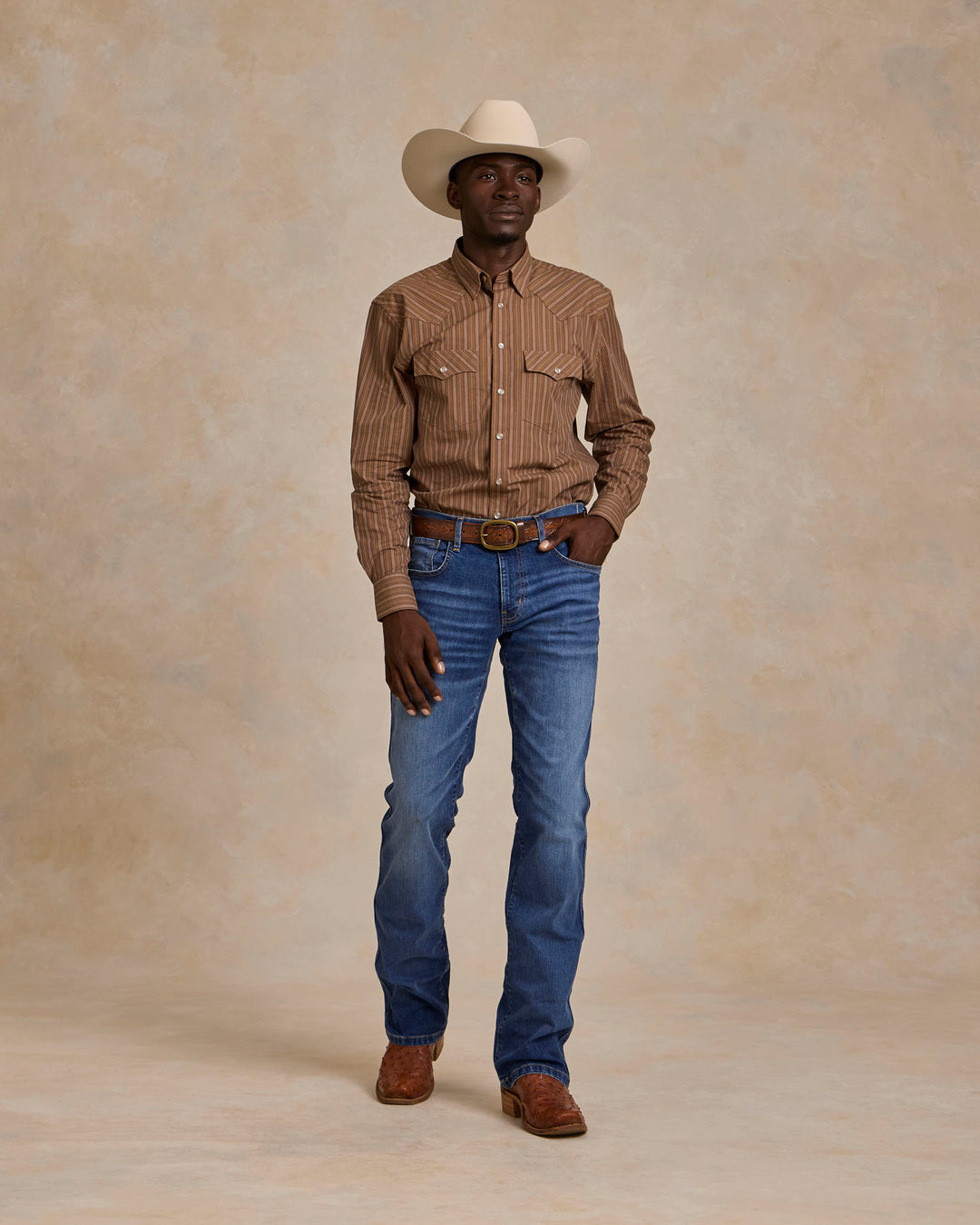 Classic Western Button Down With Snaps