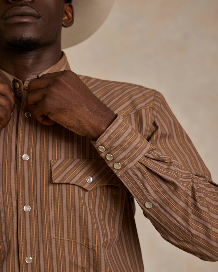 Classic Western Button Down With Snaps