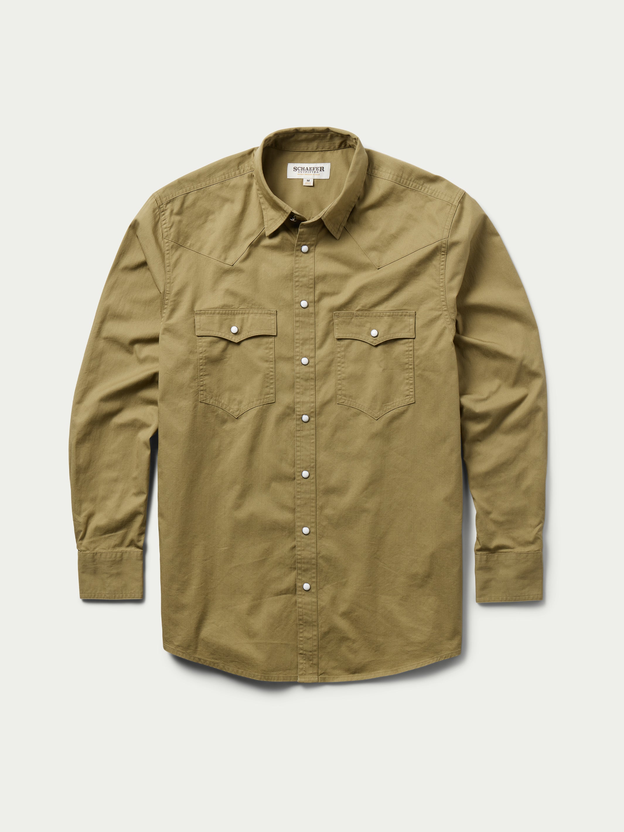 Slub Twill Shirt with Snaps | Schaefer Outfitter