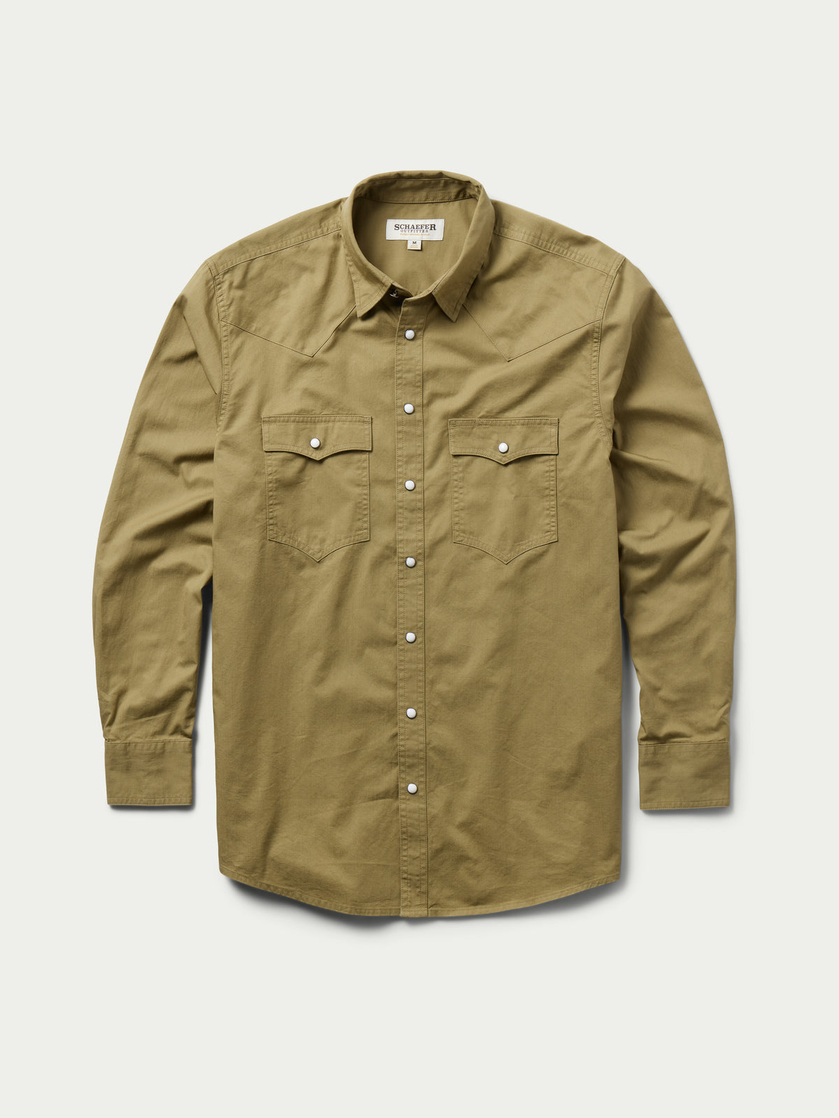 Slub Twill Shirt with Snaps - Schaefer Outfitter