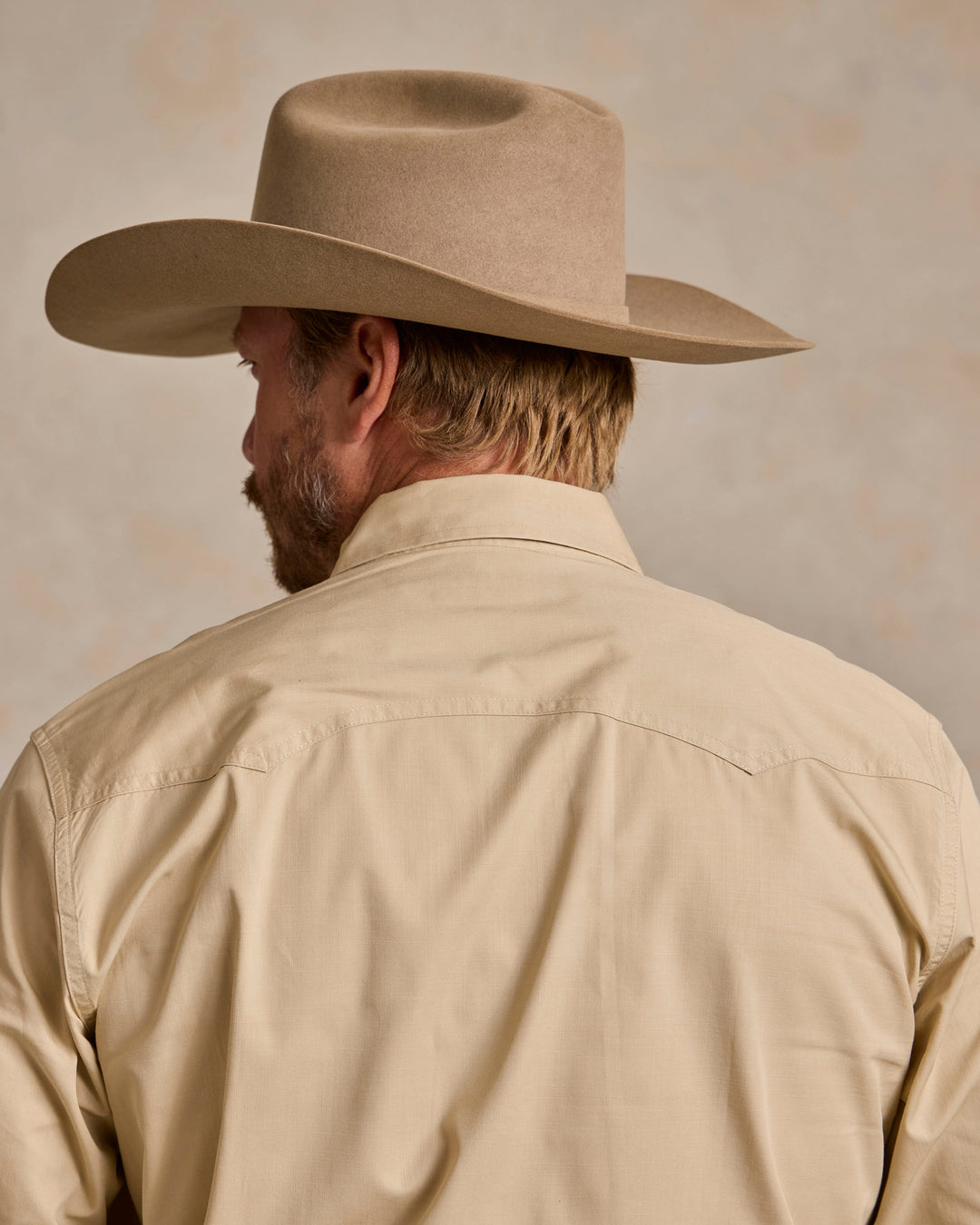 Slub Twill Shirt with Snaps
