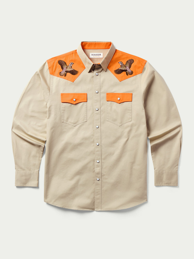 SLUB TWILL SHIRT WITH SNAPS - Schaefer Outfitter
