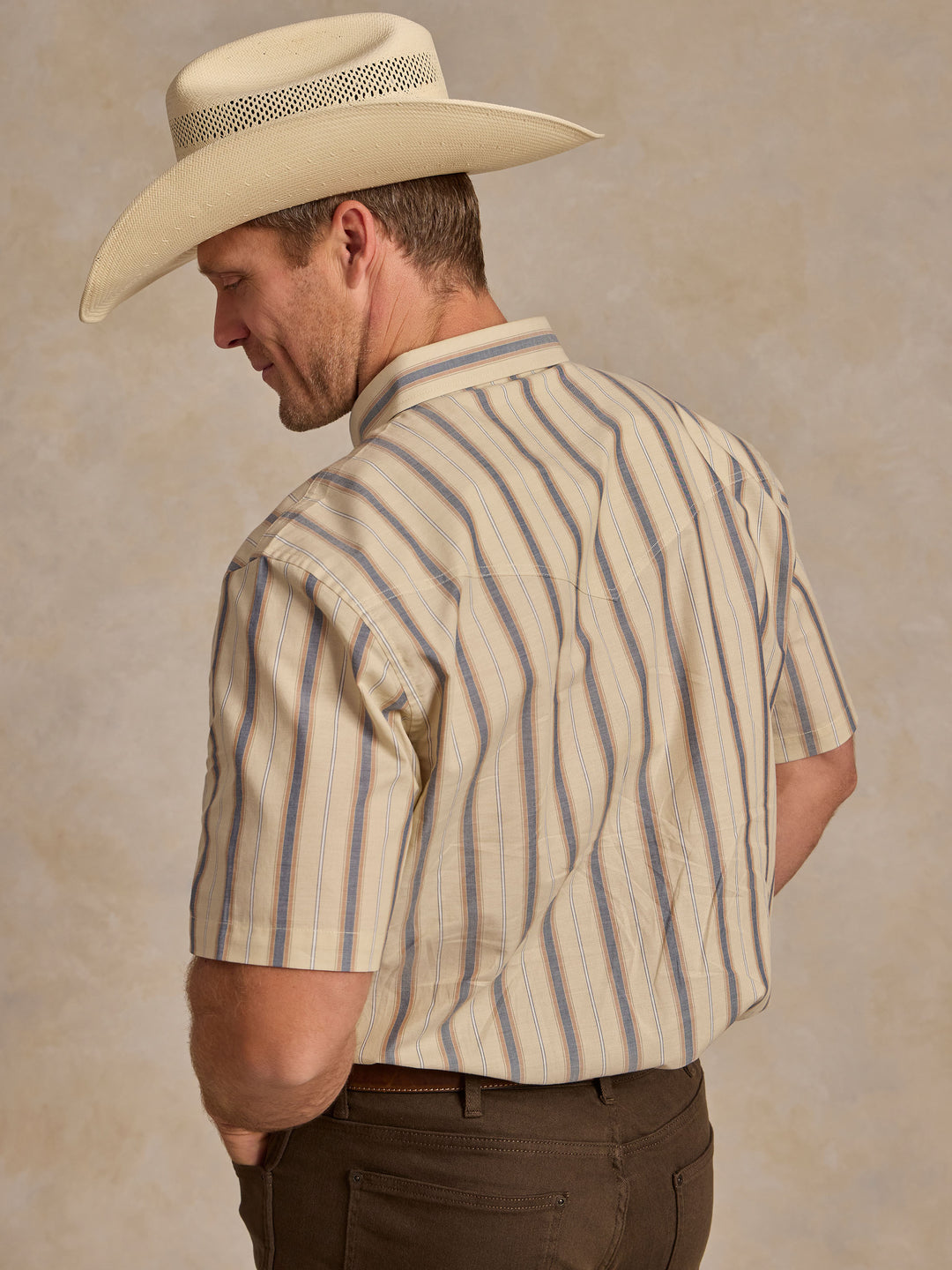 Short Sleeve Vintage Cotton Pearl Snap - Schaefer Outfitter