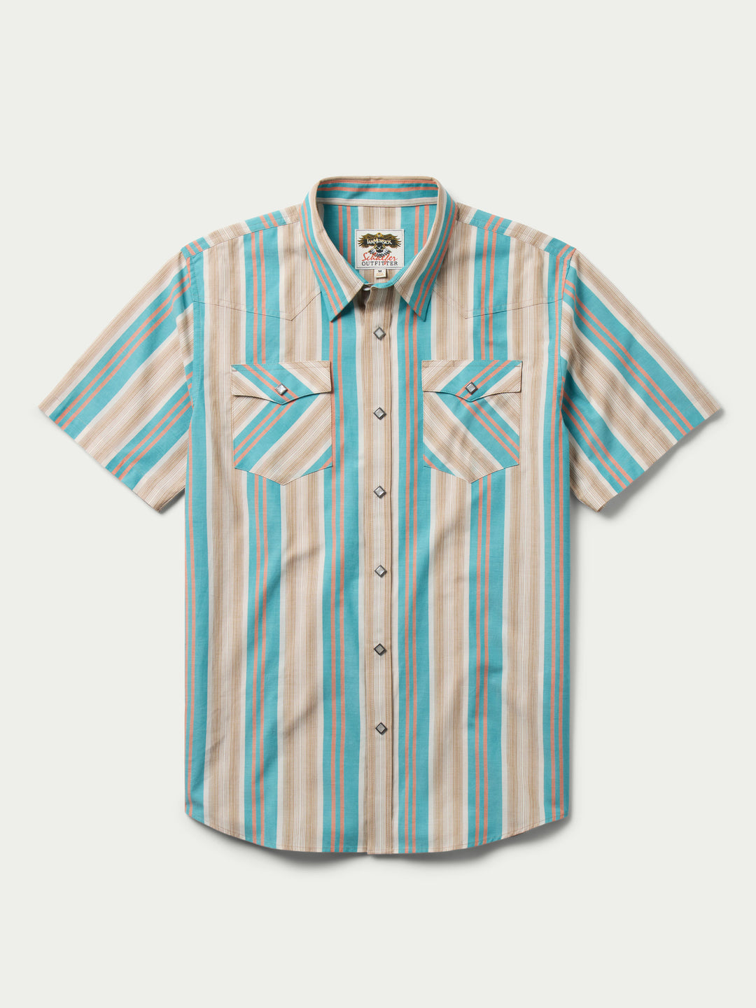 IAN MUNSICK x SCHAEFER OUTFITTER SHORT SLEEVE VINTAGE COTTON PEARL SNAP - Schaefer Outfitter