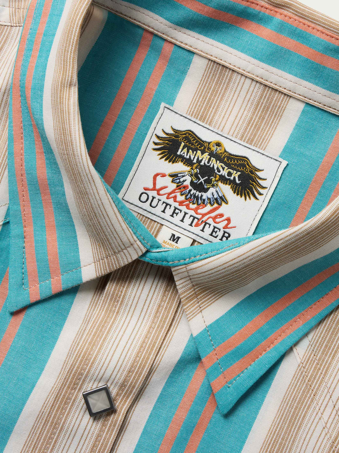 IAN MUNSICK x SCHAEFER OUTFITTER SHORT SLEEVE VINTAGE COTTON PEARL SNAP - Schaefer Outfitter