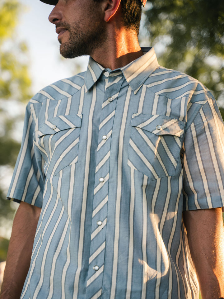 Short Sleeve Vintage Cotton Pearl Snap - Schaefer Outfitter
