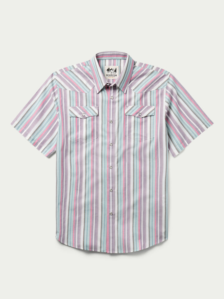 Short Sleeve Vintage Cotton Pearl Snap - Schaefer Outfitter