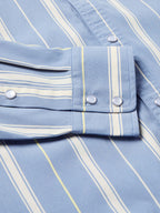 RangeTek western snap shirt close-up of sleeve cuff with snap buttons