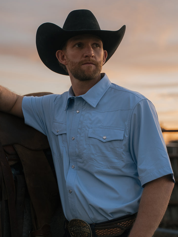 Short Sleeve RangeTek Western Guide Snap Shirt - Schaefer Outfitter