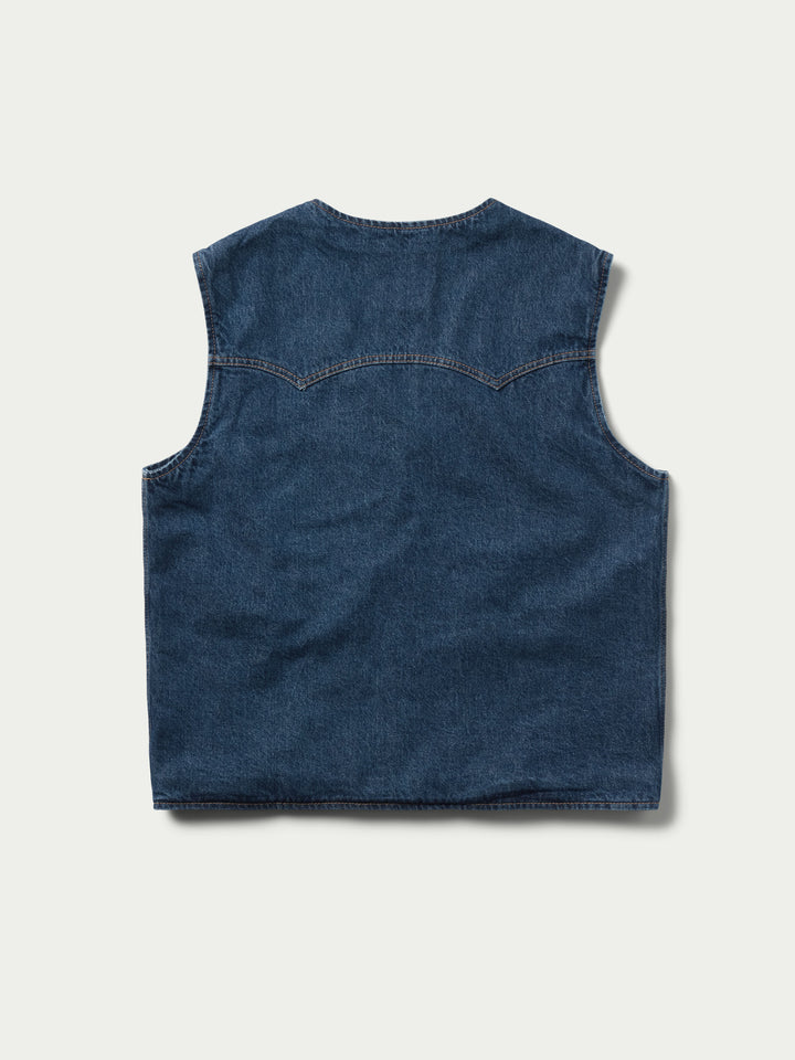 IAN MUNSICK X SCHAEFER OUTFITTER CROW DENIM VEST - Schaefer Outfitter