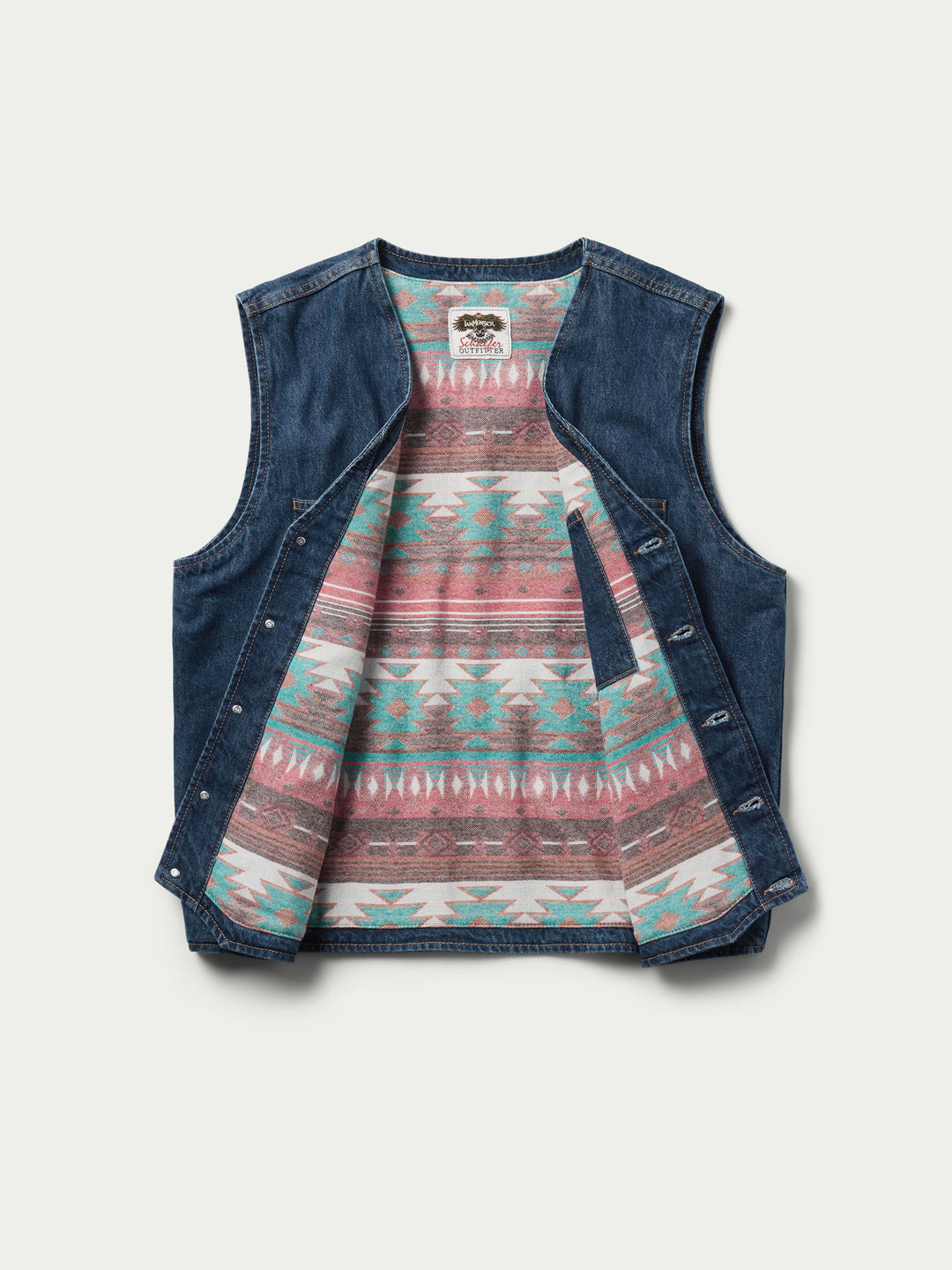 IAN MUNSICK X SCHAEFER OUTFITTER CROW DENIM VEST - Schaefer Outfitter