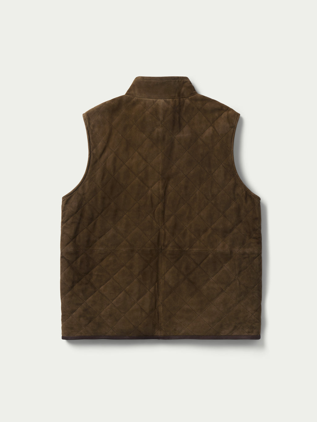 STOCKTON QUILTED SUEDE VEST - Schaefer Outfitter