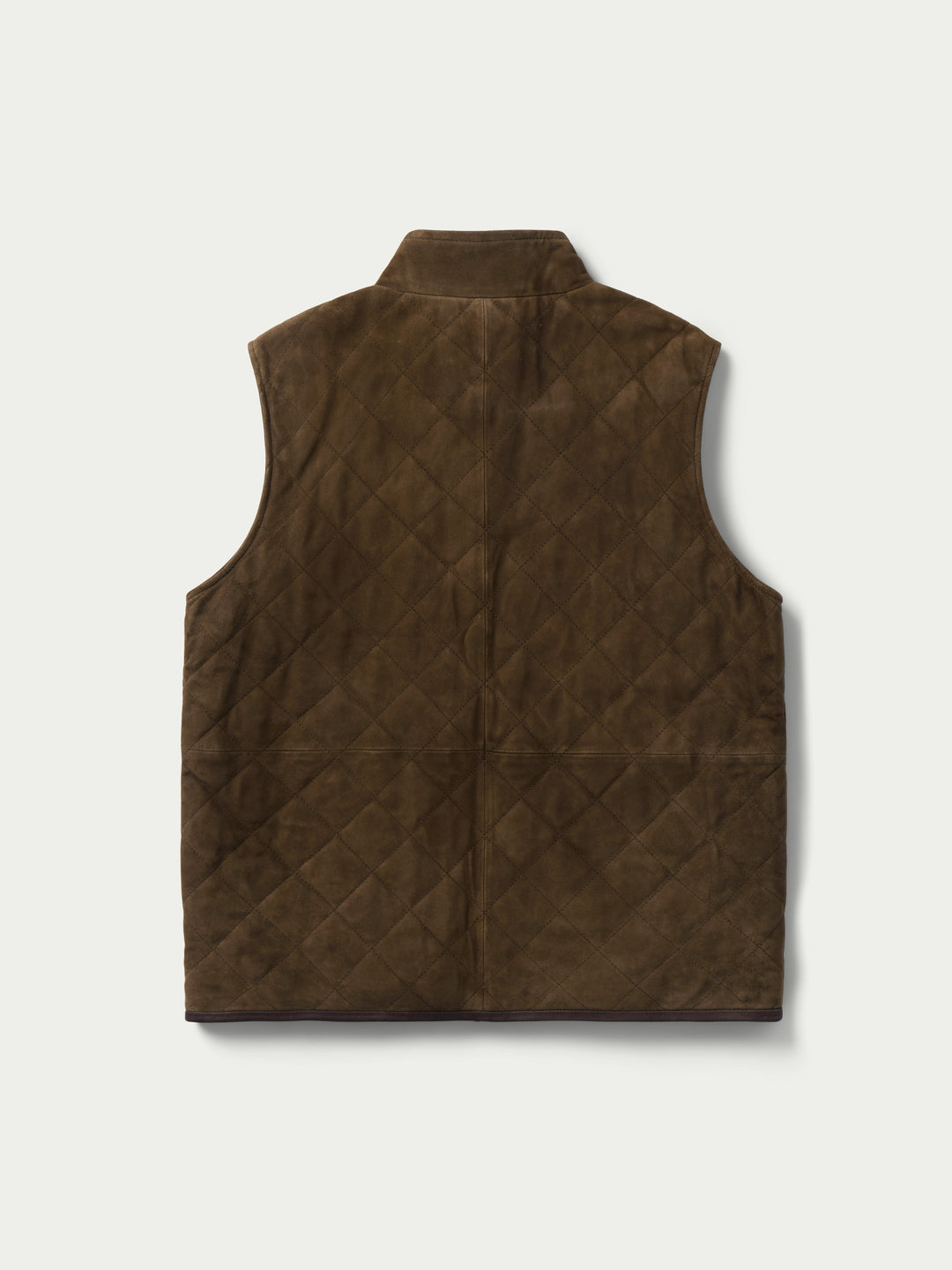 STOCKTON QUILTED SUEDE VEST - Schaefer Outfitter
