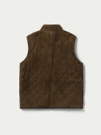 STOCKTON QUILTED SUEDE VEST - Schaefer Outfitter