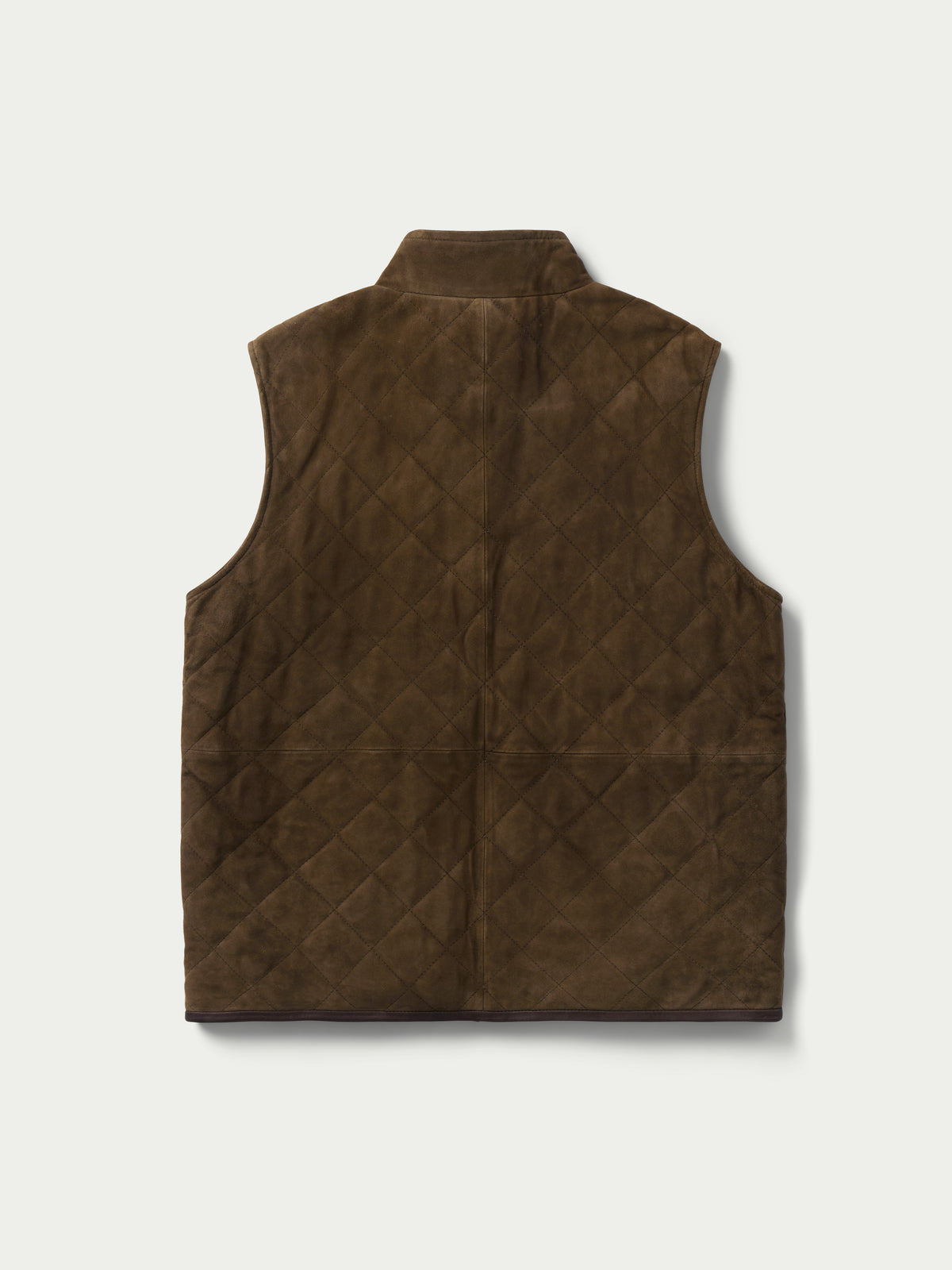 STOCKTON QUILTED SUEDE VEST - Schaefer Outfitter