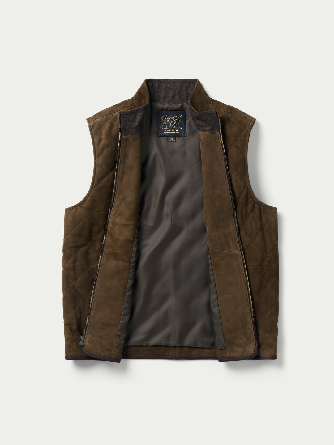 STOCKTON QUILTED SUEDE VEST - Schaefer Outfitter
