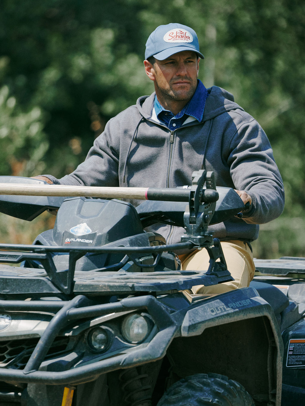 Full Zip Logo Hoodie - Schaefer Outfitter