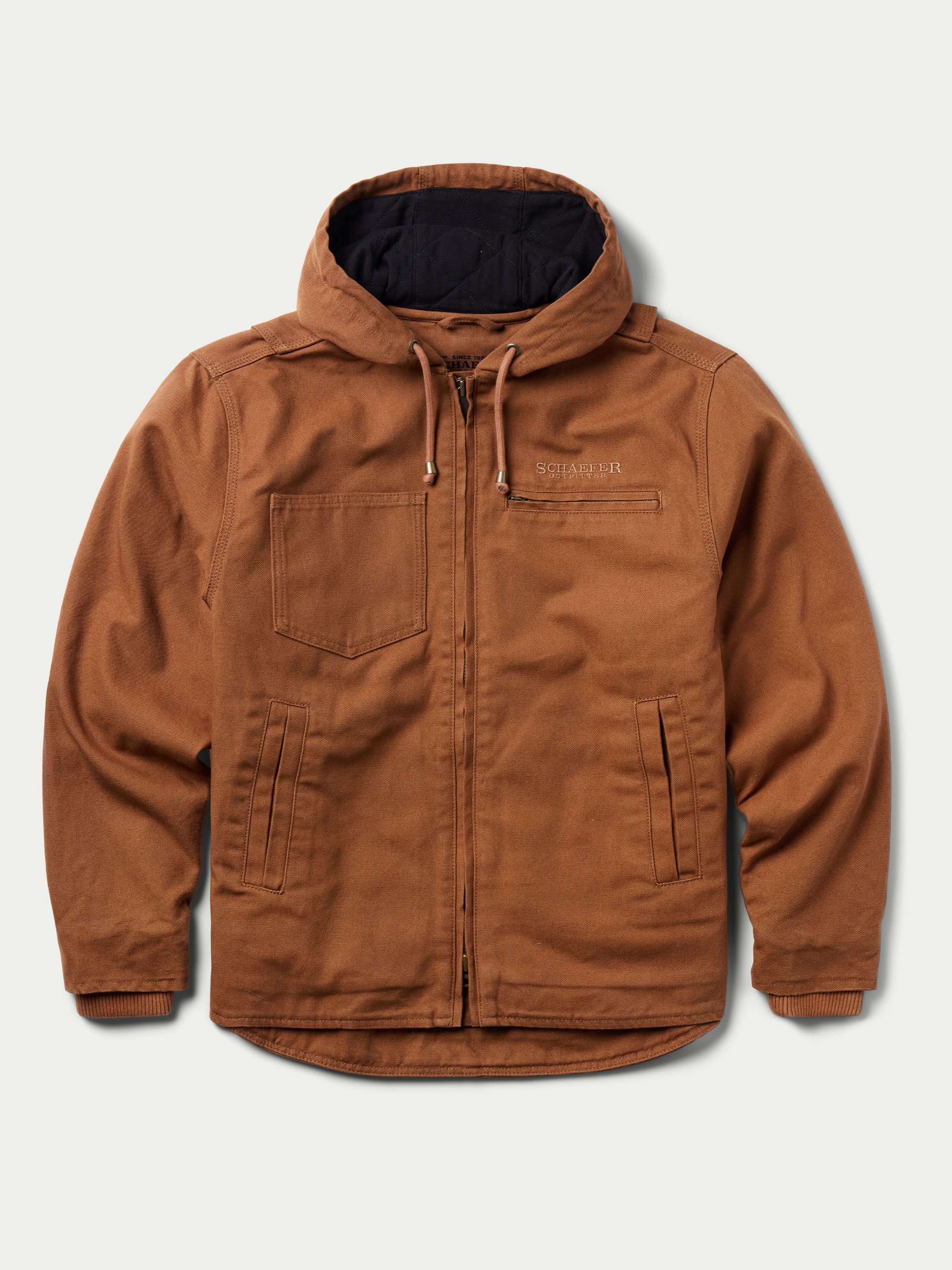 Hooded Zip Canvas Jacket– Schaefer Outfitter