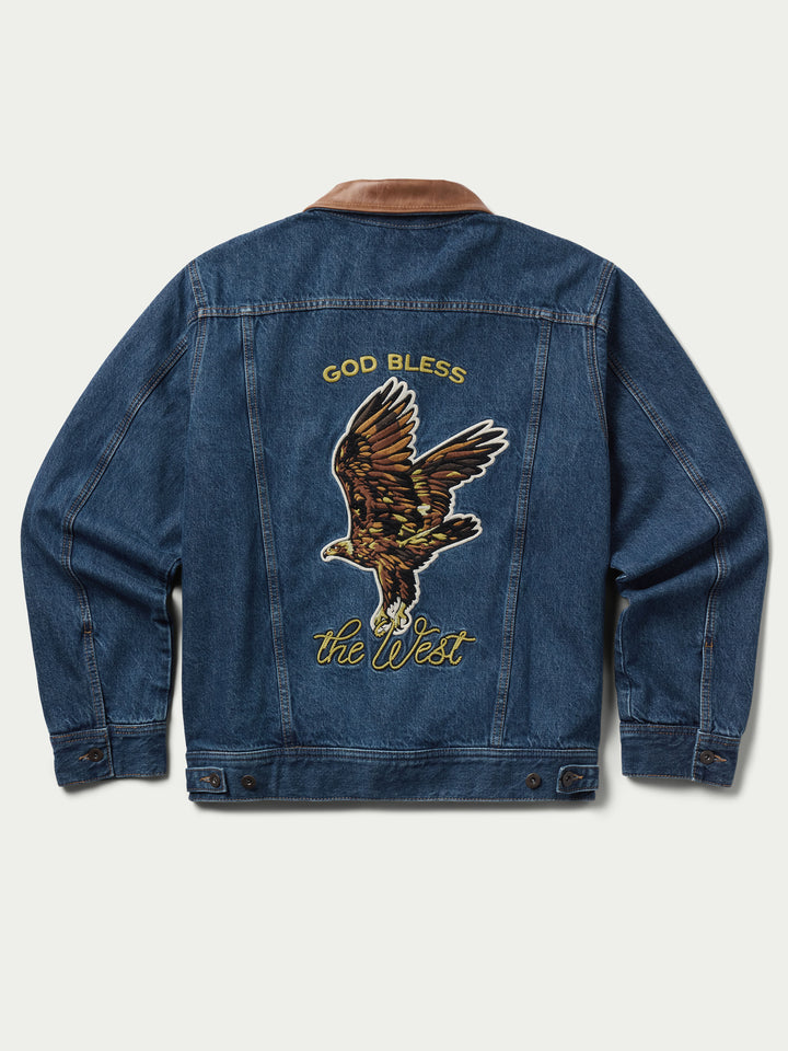 IAN MUNSICK X SCHAEFER OUTFITTER GOLDEN EAGLE DENIM JACKET - Schaefer Outfitter