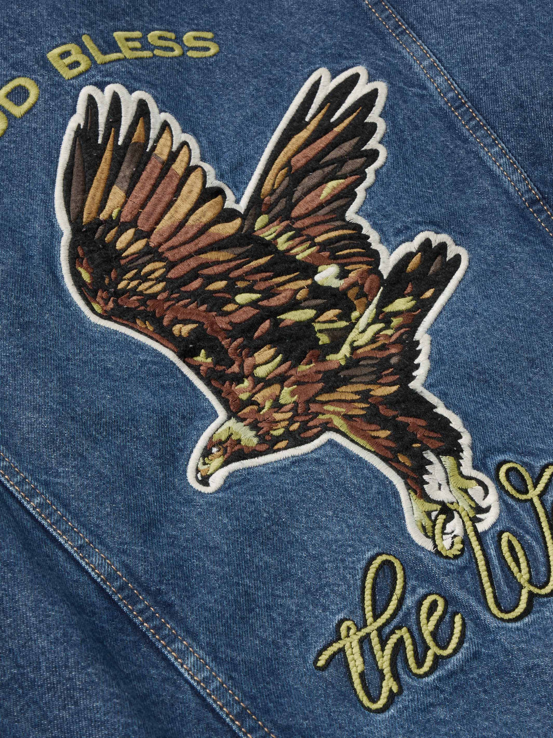 IAN MUNSICK X SCHAEFER OUTFITTER GOLDEN EAGLE DENIM JACKET - Schaefer Outfitter