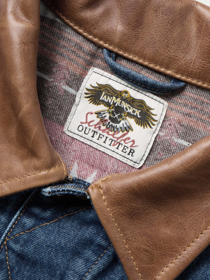 IAN MUNSICK X SCHAEFER OUTFITTER GOLDEN EAGLE DENIM JACKET - Schaefer Outfitter