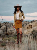 WOMENS LA SALLE SUEDE SKIRT - Schaefer Outfitter