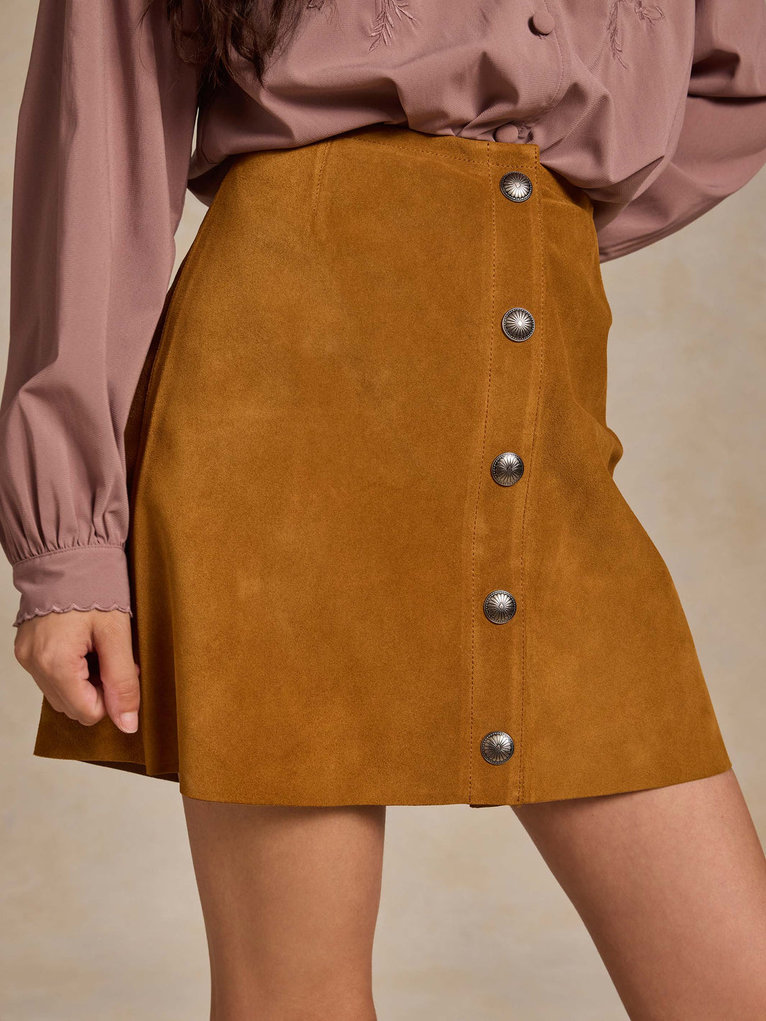 Women's La Salle Suede Skirt - Schaefer Outfitter