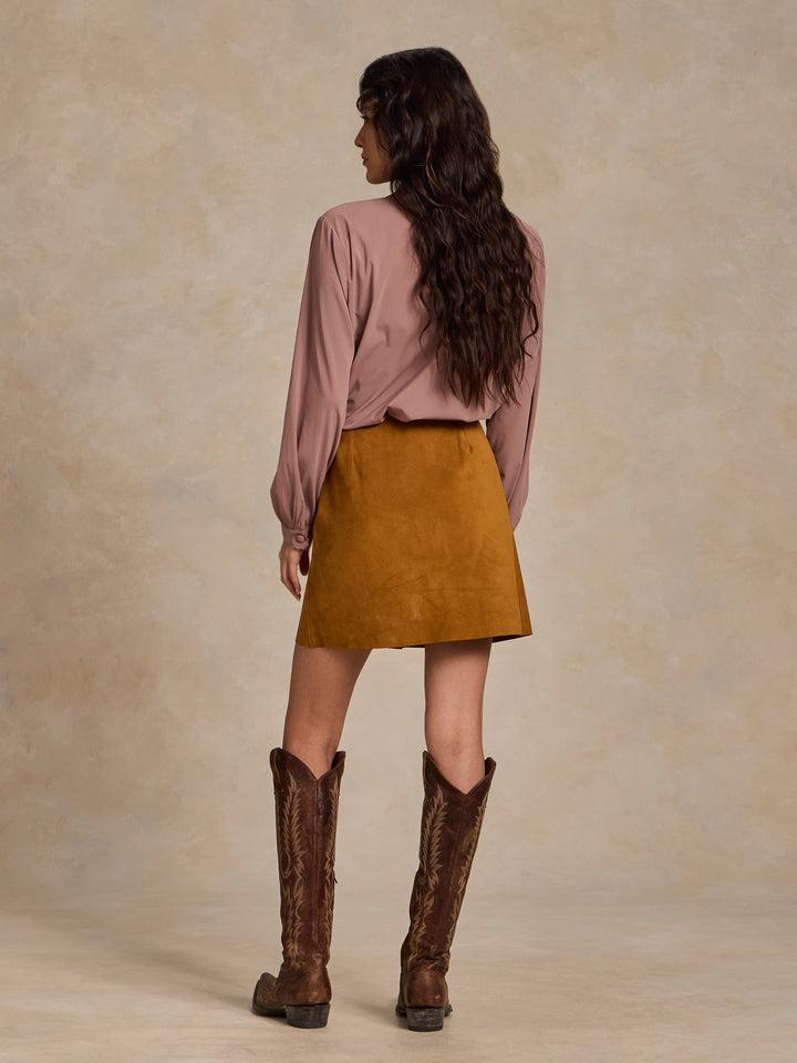 Women's La Salle Suede Skirt - Schaefer Outfitter