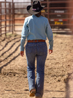 Women's Western Denim Snap Shirt - Schaefer Outfitter