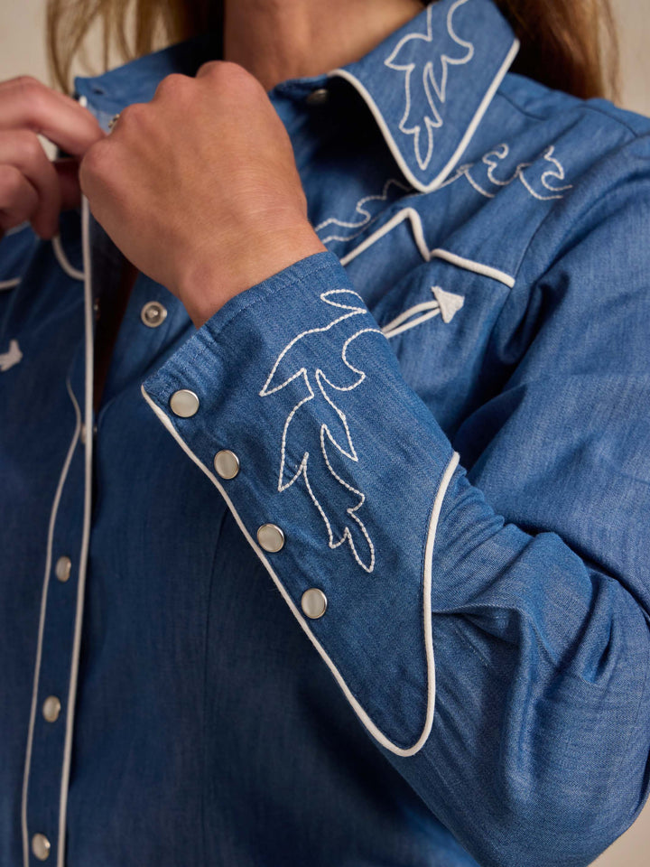 Women's Embroidered Dale Shirt - Schaefer Outfitter