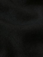 Women's embroidered Dale shirt fabric close-up in black with subtle texture