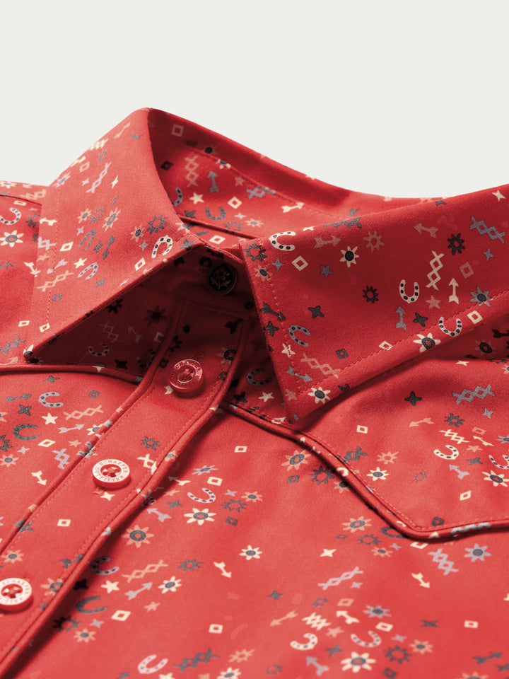 WOMEN'S PRINTED REATA SHIRT - Schaefer Outfitter