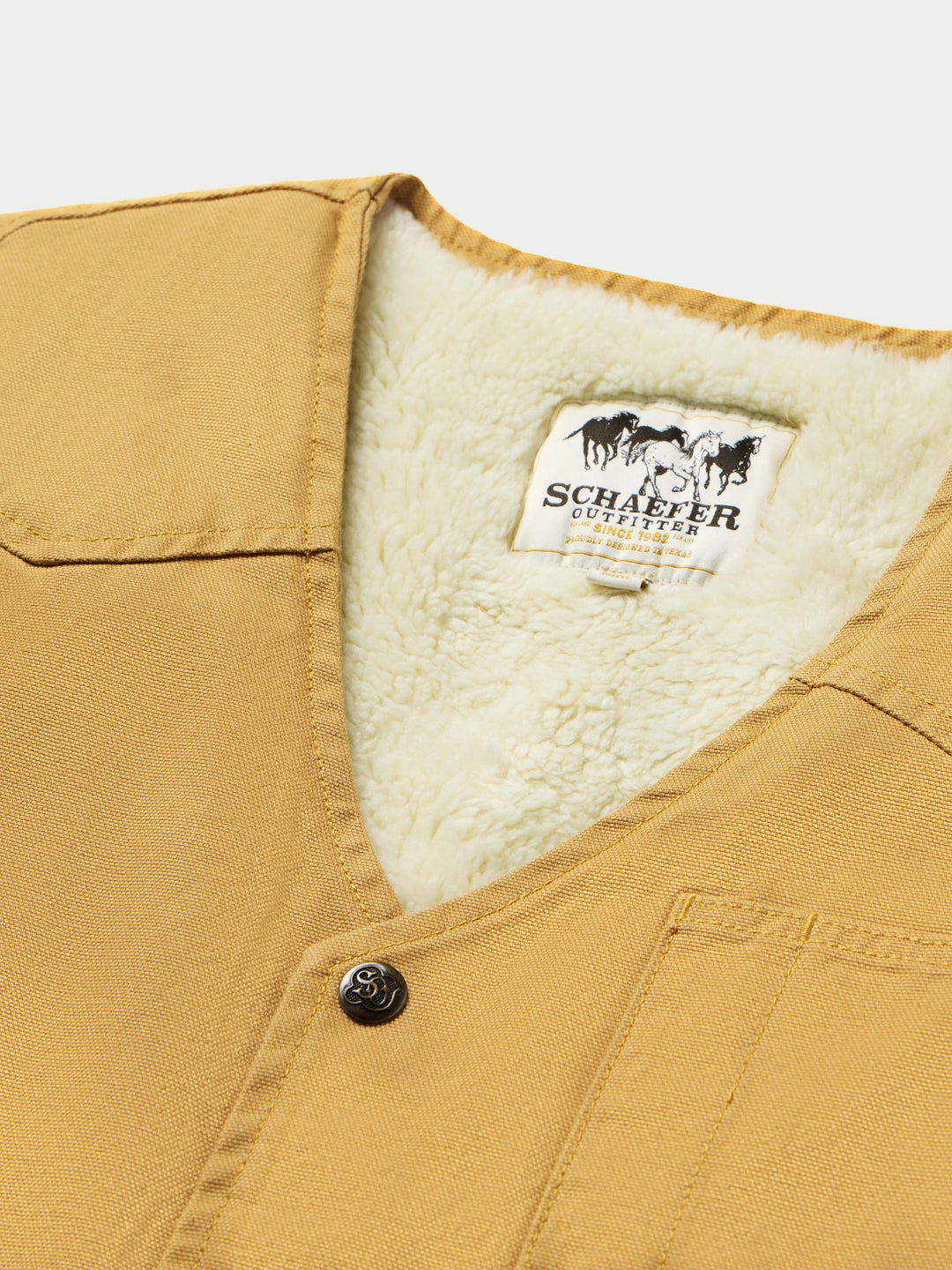 Sherpa Canvas Vest