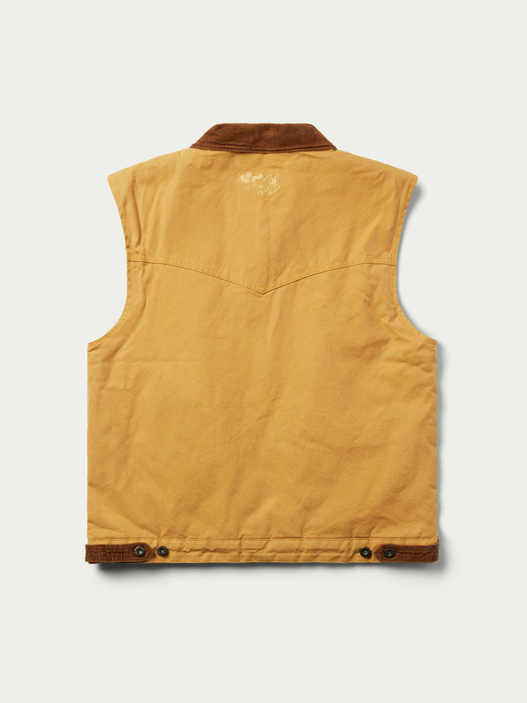 Zip Canvas Vest with Sherpa Lining - Schaefer Outfitter