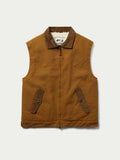 Zip Canvas Vest With Sherpa Lining - Schaefer Outfitter