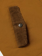 Zip Canvas Vest With Sherpa Lining - Schaefer Outfitter